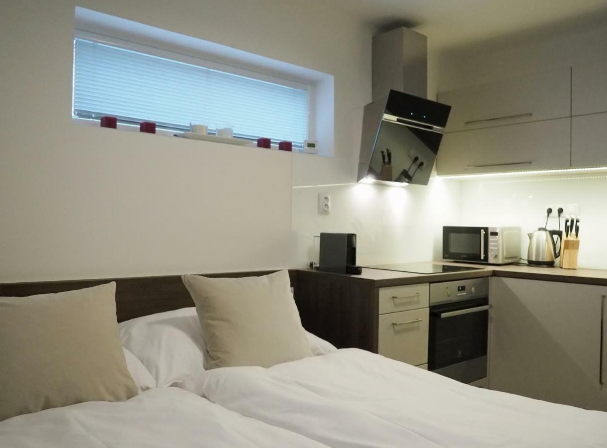 Ap10 - Apartments 4U Brezinova "Overnight Simply" Hradec Kralove Ngoại thất bức ảnh